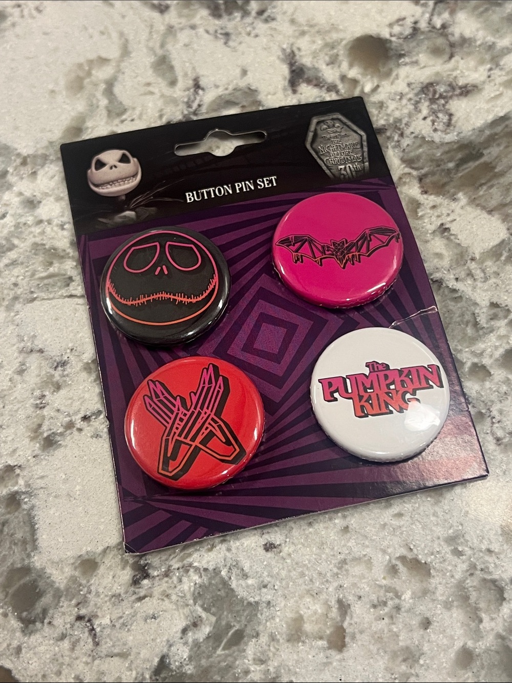 The Nightmare Before Christmas Halloween Pin Set